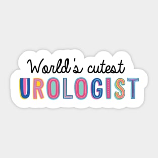 Urologist Gifts | World's cutest Urologist Sticker